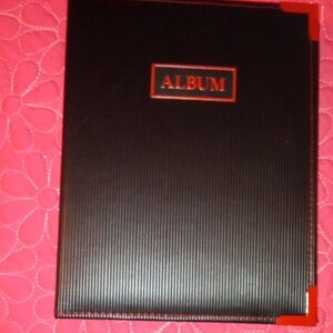 Mine Black and Red Photo Album